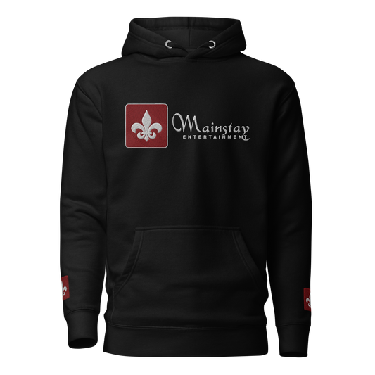 Mainstay Entertainment "Fleur de Lis Logo" Embroidered Pullover Hoodie - Mainstay Entertainment