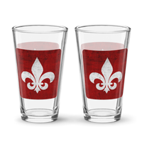 Mainstay Entertainment "Fleur de Lis" Pint Glass - Mainstay Entertainment