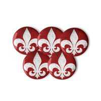 Mainstay Entertainment "Fleur de Lis" Set of (5) Buttons - Mainstay Entertainment