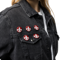 Mainstay Entertainment "Fleur de Lis" Set of (5) Buttons - Mainstay Entertainment