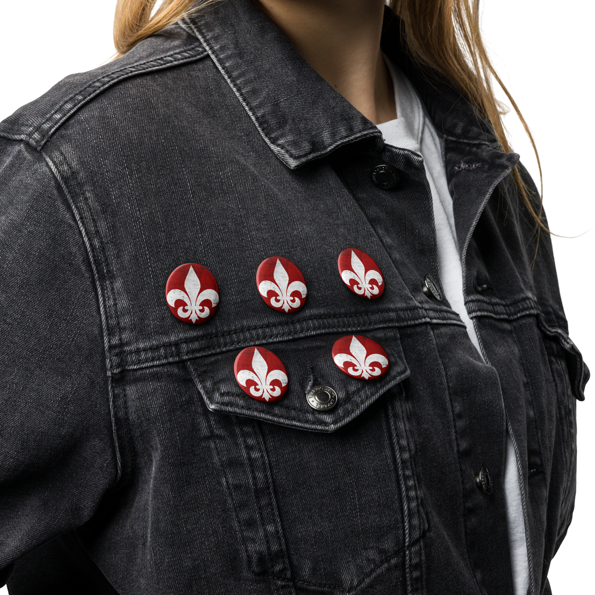 Mainstay Entertainment "Fleur de Lis" Set of (5) Buttons - Mainstay Entertainment