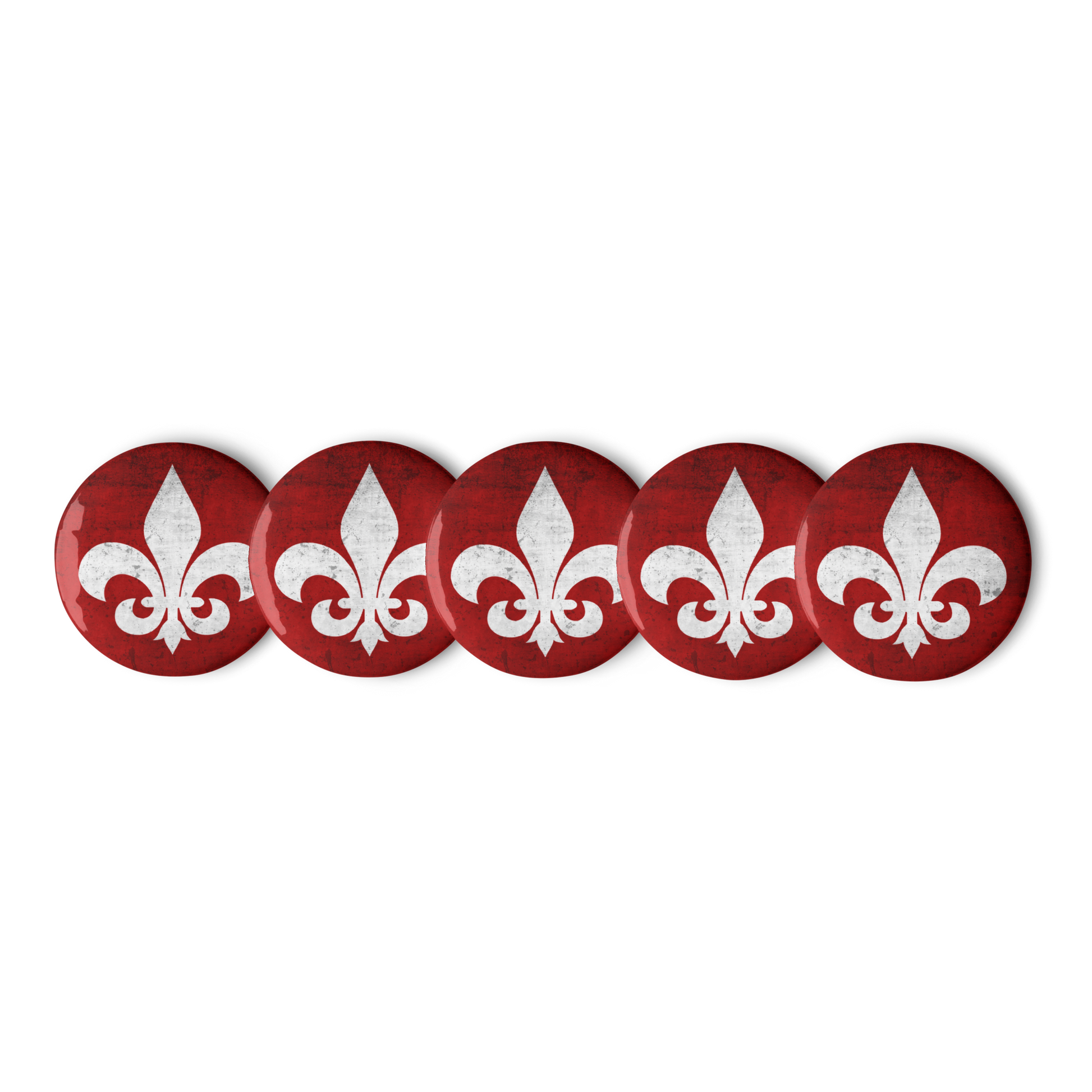 Mainstay Entertainment "Fleur de Lis" Set of (5) Buttons - Mainstay Entertainment