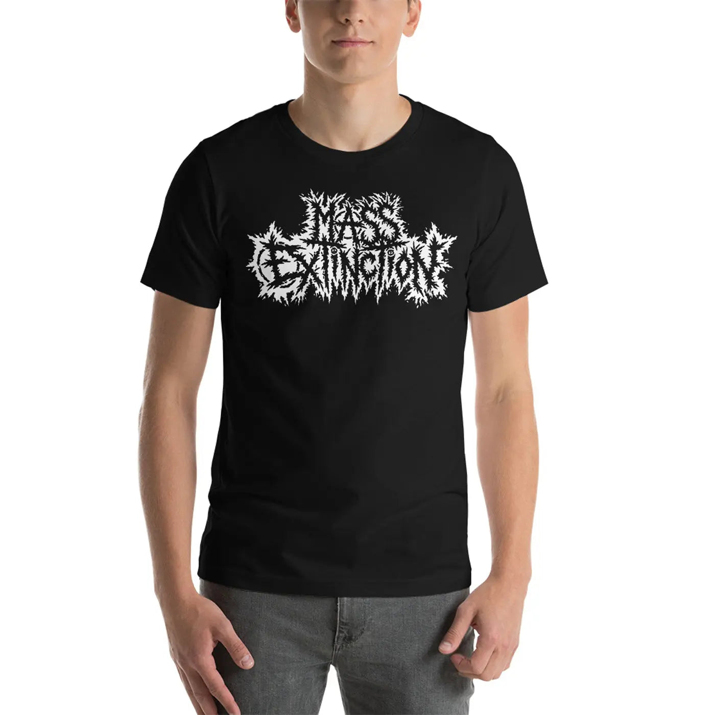 MASS EXTINCTION - Logo T-Shirt Horror Pain Gore Death Productions Shop