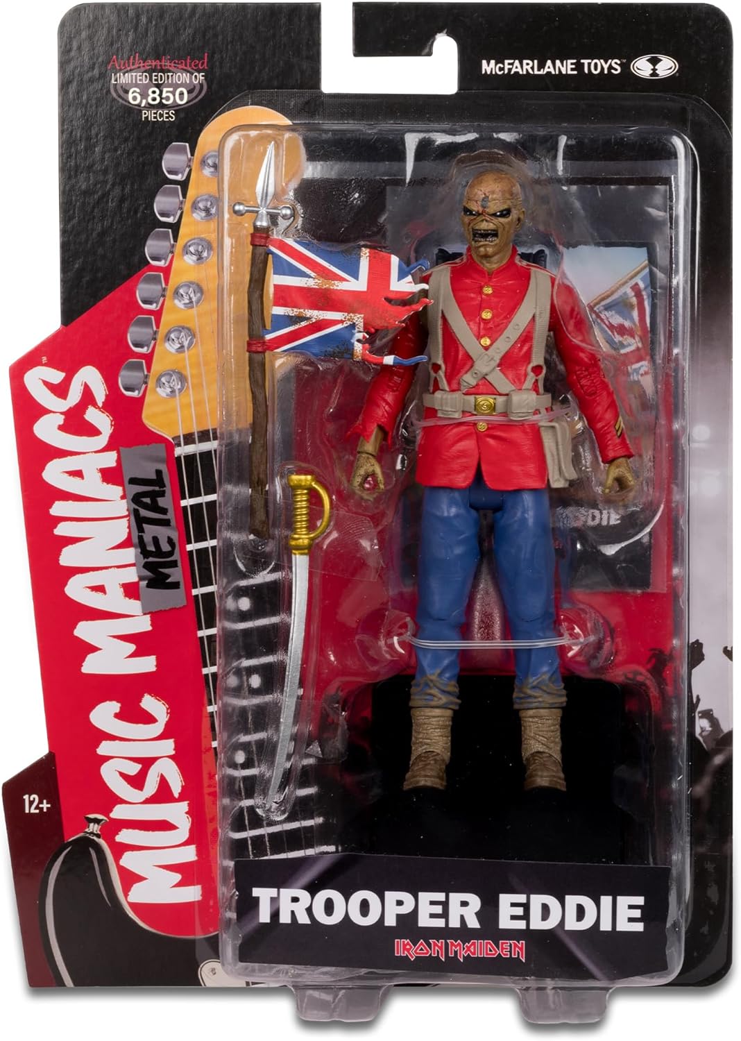 McFarlane Music Maniacs Iron Maiden Eddie Action Figure Limited Edition Rock Movie Heroes
