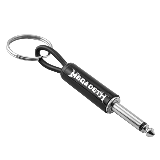 Megadeth "Logo" Guitar Plug Keychain - Mainstay Entertainment