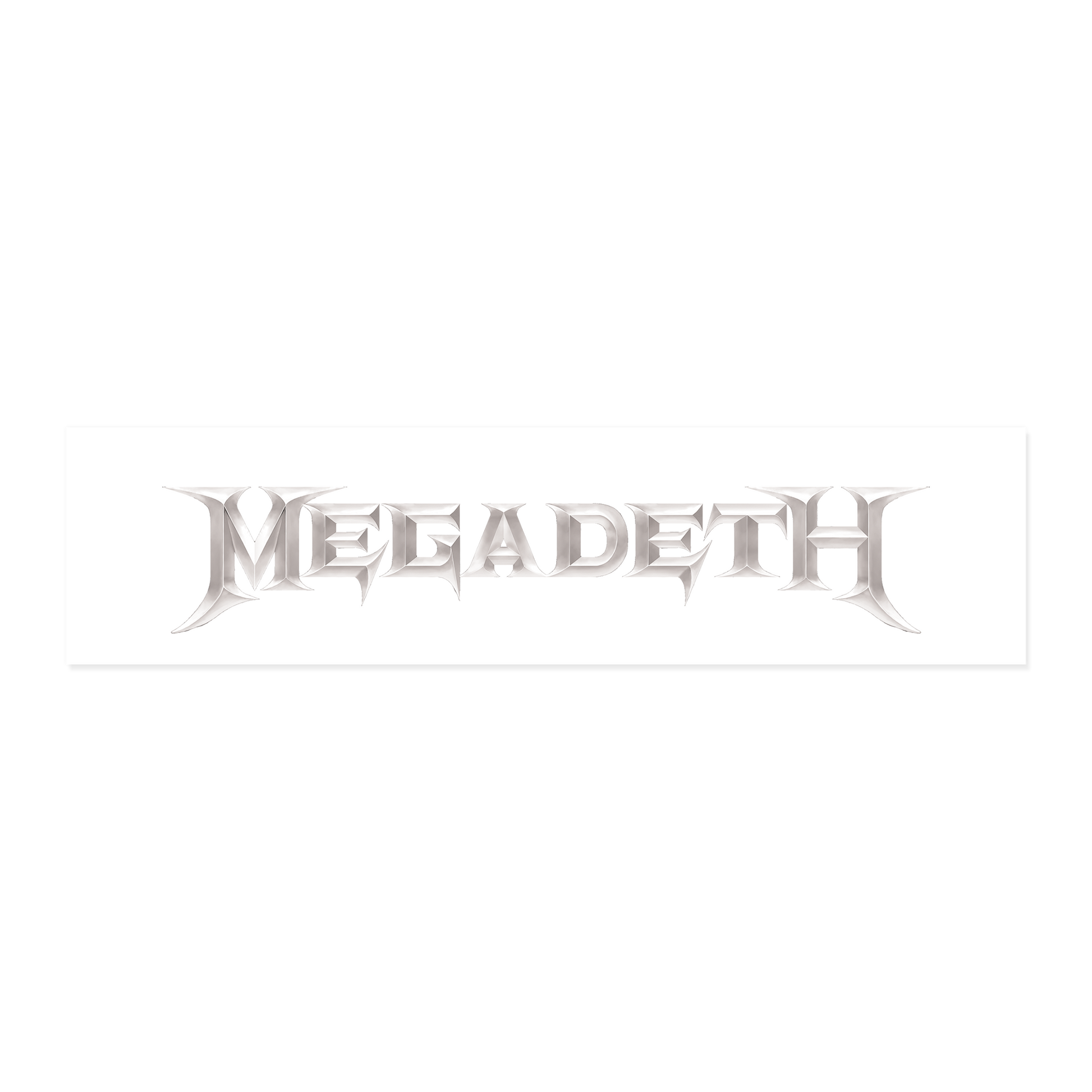 Megadeth "Whiteout Wordmark" Magnetic Grill - Mainstay Entertainment