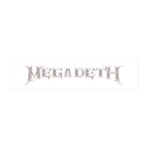 Megadeth "Whiteout Wordmark" Magnetic Grill - Mainstay Entertainment