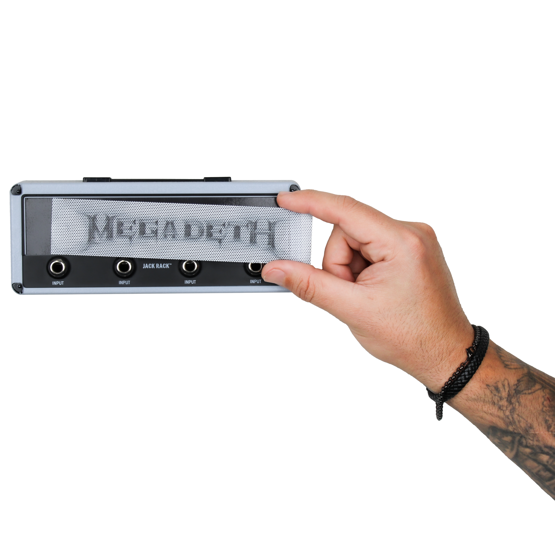 Megadeth "Whiteout Wordmark" Magnetic Grill - Mainstay Entertainment