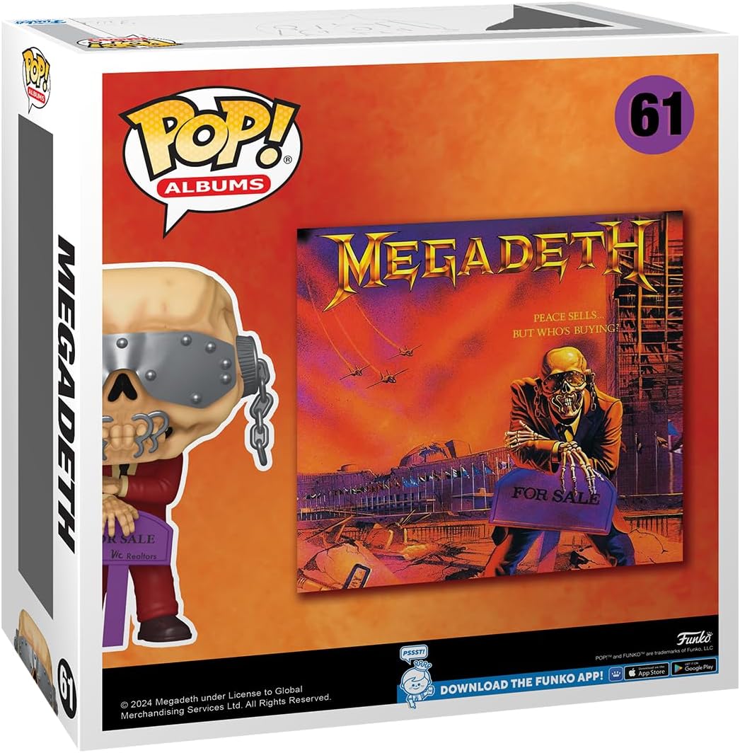 Funko Pop Albums - Megadeth Peace Sells.. But Who's Buying?  #61 Rock Movie Heroes