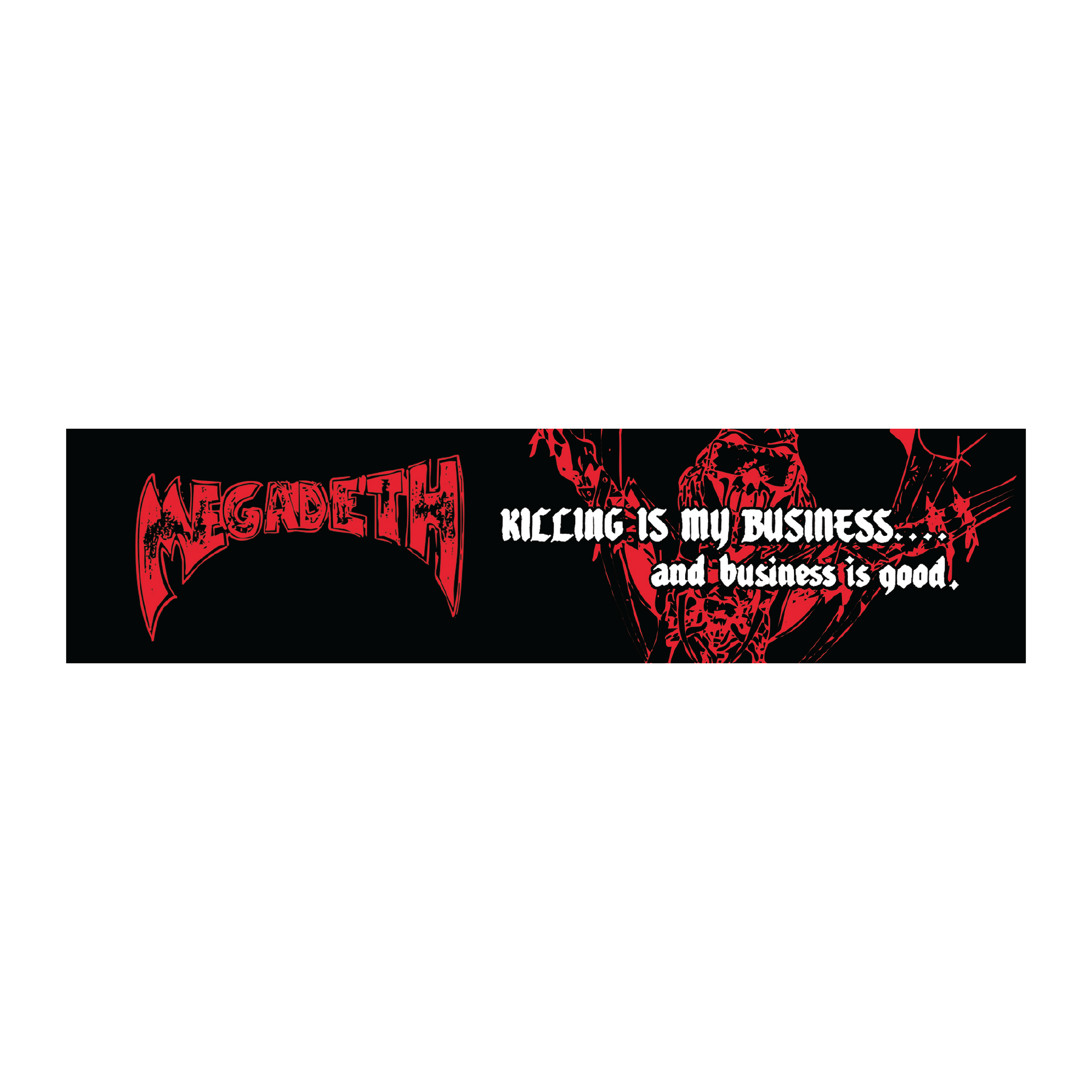 Megadeth “Sketched in Blood” Magnetic Grill