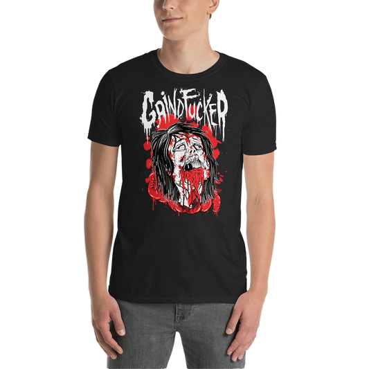 MENTAL FUNERAL - Grindfucker T-Shirt Horror Pain Gore Death Productions Shop