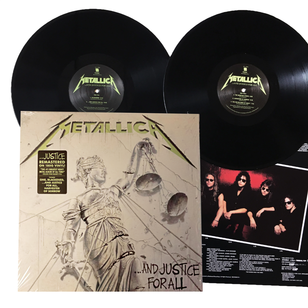 Metallica "...And Justice For All" 180g 2xLP Remastered Vinyl - Mainstay Entertainment