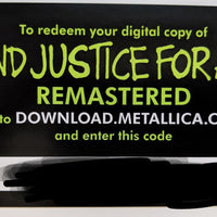 Metallica "...And Justice For All" Vinyl - Mainstay Entertainment