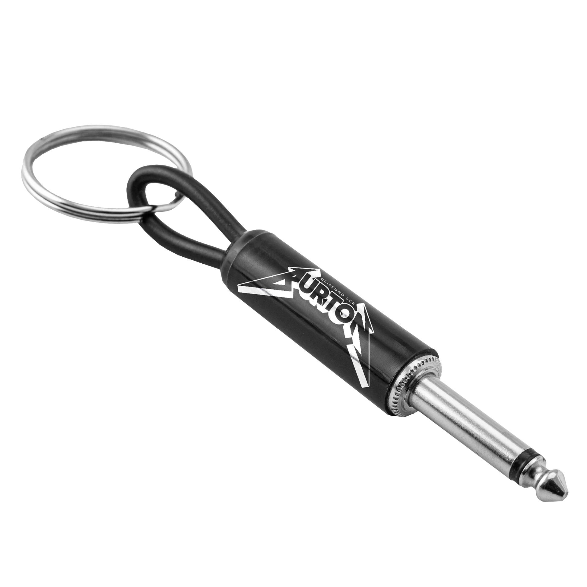 Metallica "Cliff Burton Logo" Guitar Plug Keychain - Mainstay Entertainment