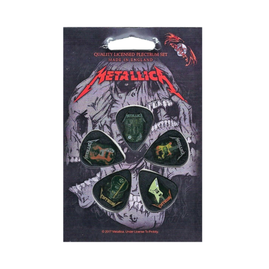 Metallica "Guitar" Set of 5 Licensed Guitar Picks - Mainstay Entertainment