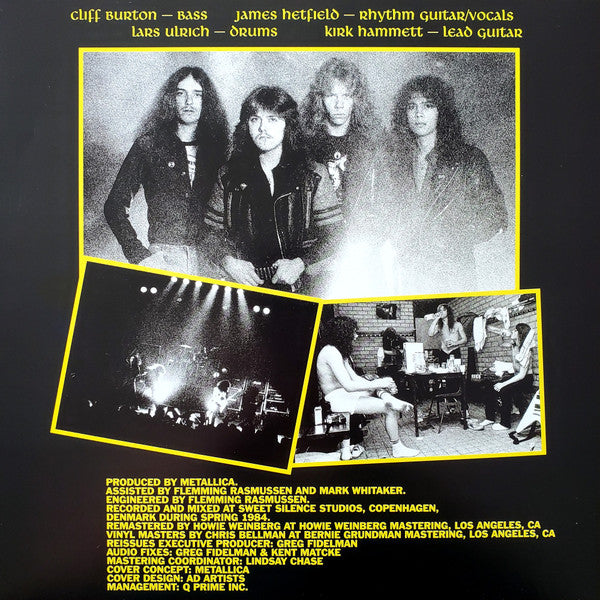 Metallica "Ride The Lightning" Vinyl - Mainstay Entertainment