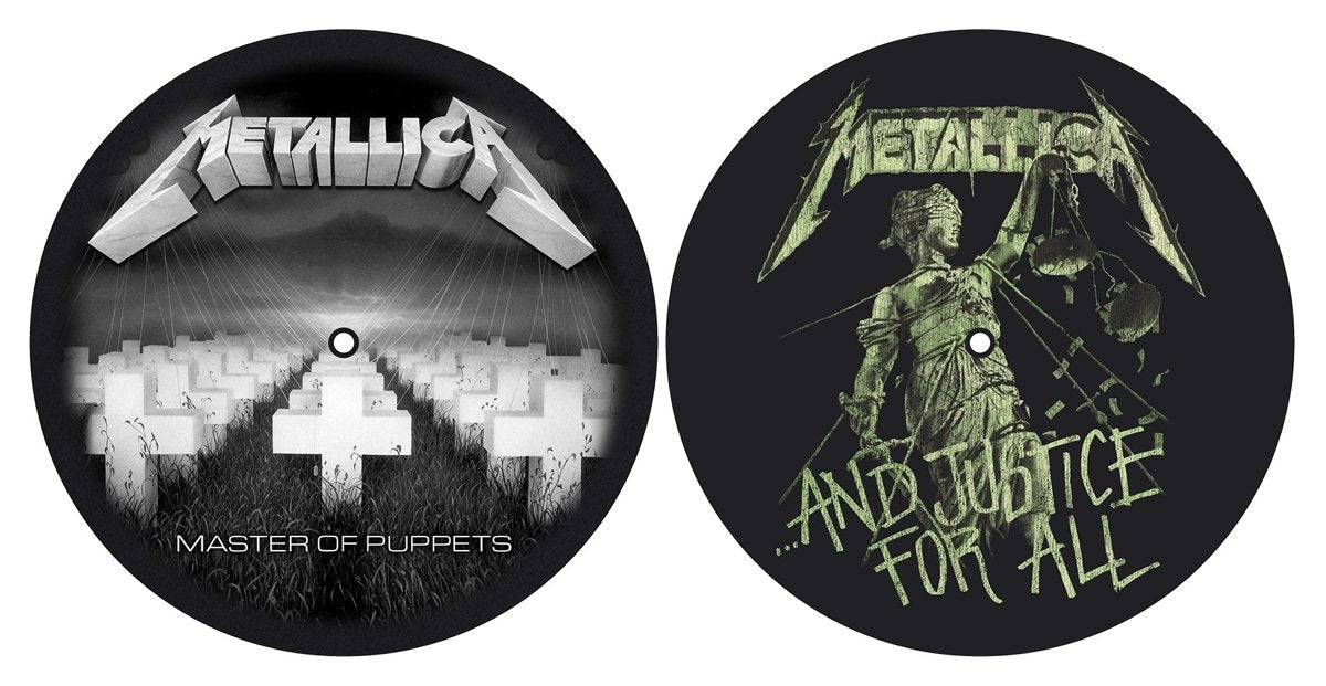 Metallica - Master of Puppets Turntable Slipmat Set of 2 Rock Movie Heroes