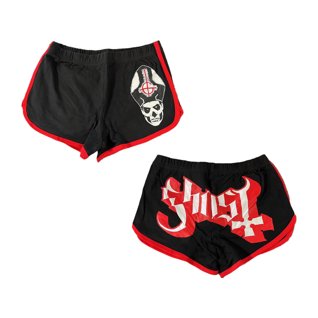 GHOST PAPA DOLPHIN SHORTS - RED Revolver Magazine