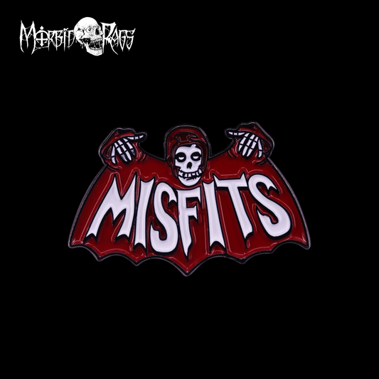 Misfits "Red Bat" Pin - Mainstay Entertainment