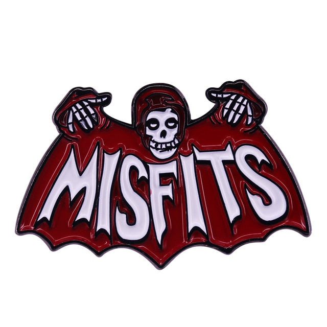 Misfits "Red Bat" Pin - Mainstay Entertainment
