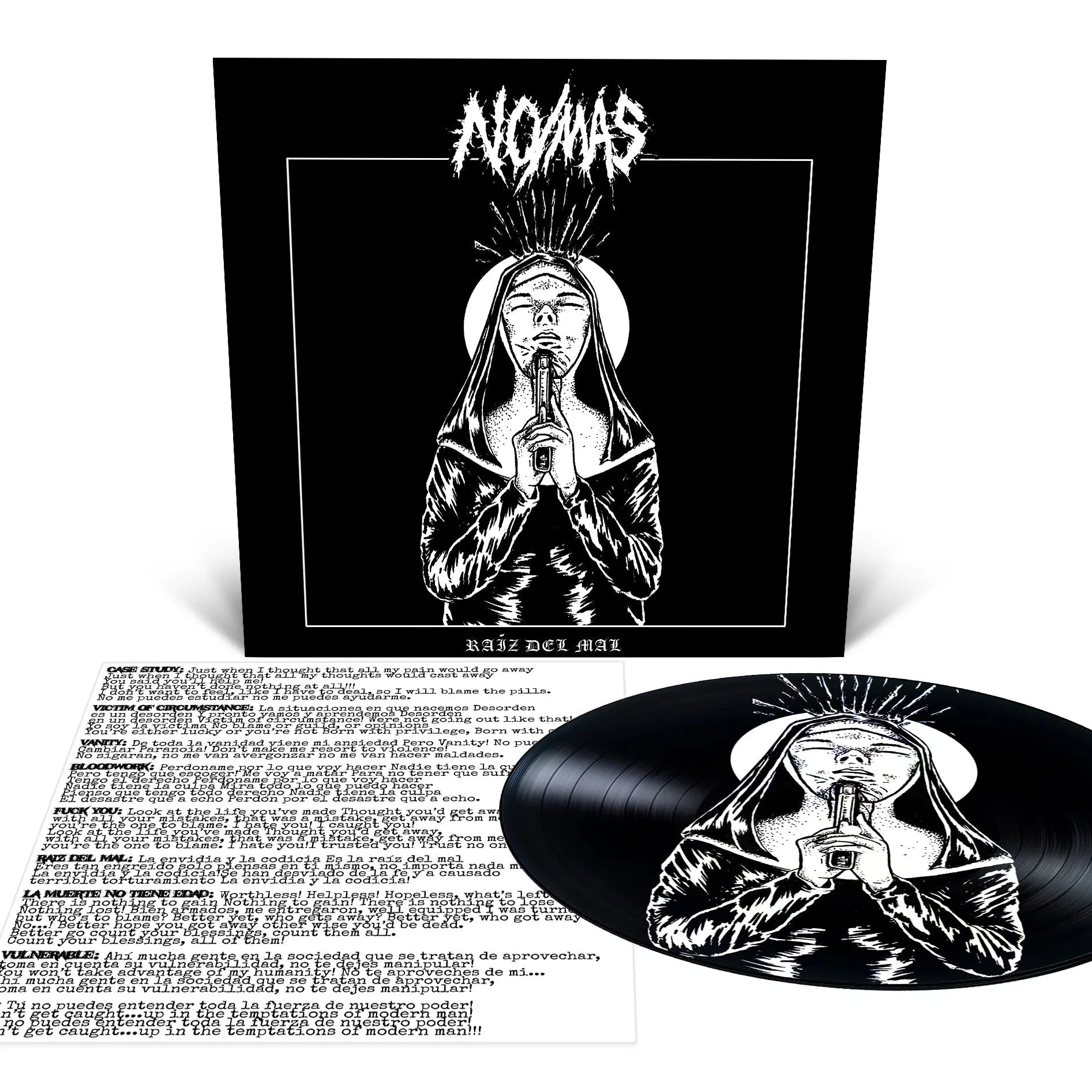 NO/MÁS - Raíz Del Mal LP (Picture Disc) LTD To 100 Horror Pain Gore Death Productions Shop