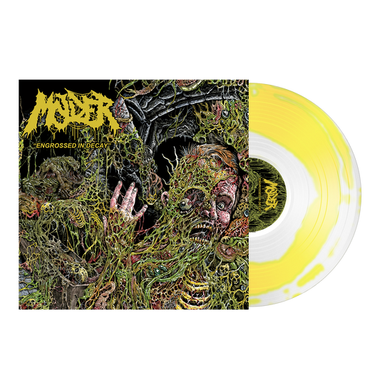 Molder "Engrossed In Decay" Bone White w/Yellow Swirl Vinyl - Mainstay Entertainment