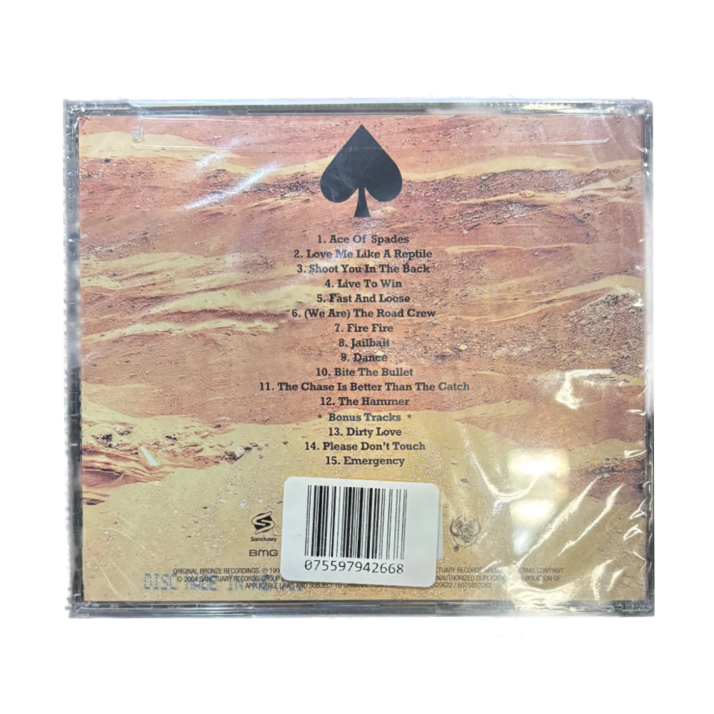 Motörhead "Ace Of Spades" CD - Mainstay Entertainment