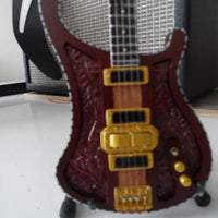 Motörhead  "Lemmy Kilmister - Signature Carved Bass" Mini Guitar - Mainstay Entertainment