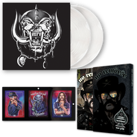 Motörhead "No Remorse: The Illustrated True Stories of Lemmy Kilmister & Motörhead" Deluxe + Vinyl 2xLP Edition - Mainstay Entertainment