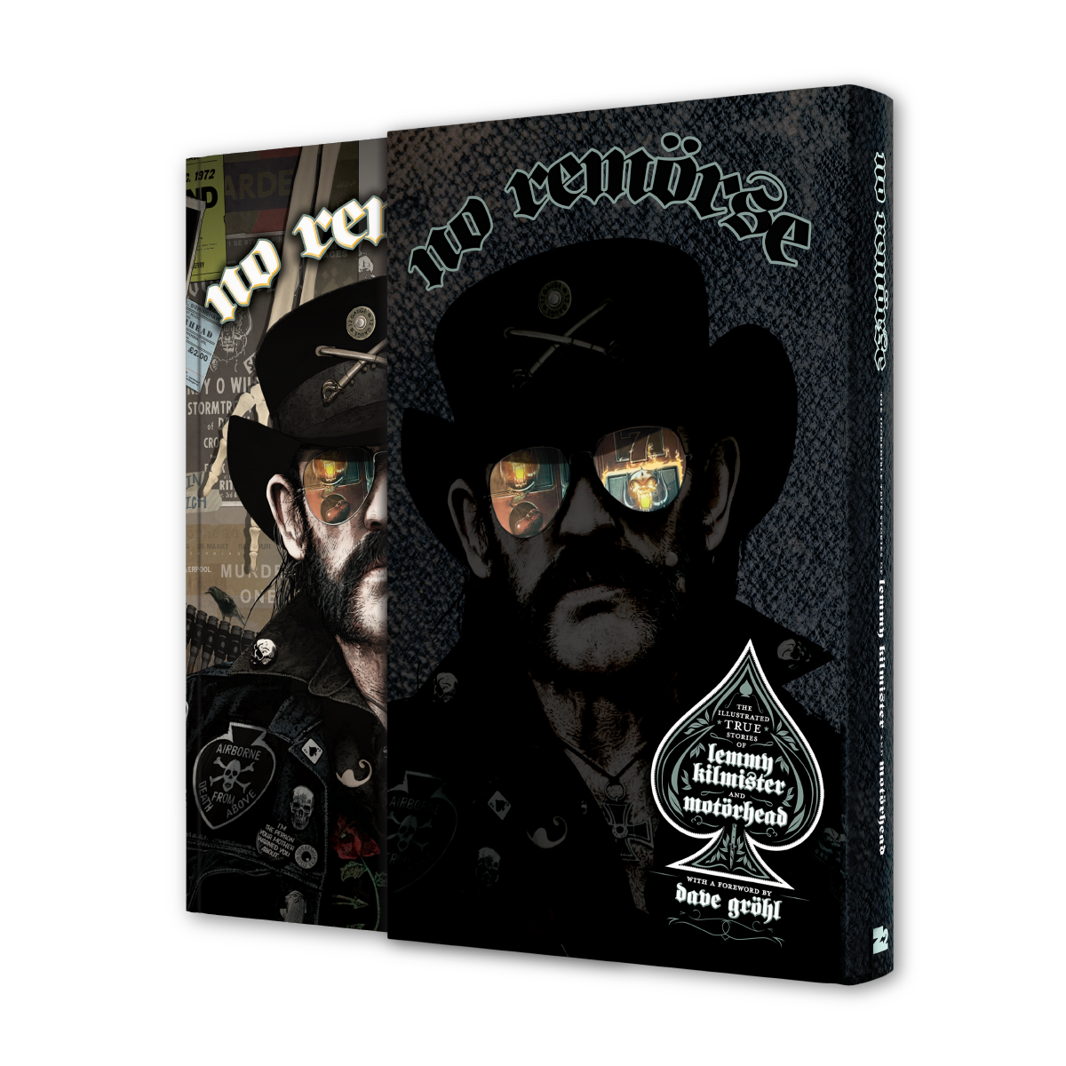 Motörhead "No Remorse: The Illustrated True Stories of Lemmy Kilmister & Motörhead" Deluxe + Vinyl 2xLP Edition - Mainstay Entertainment