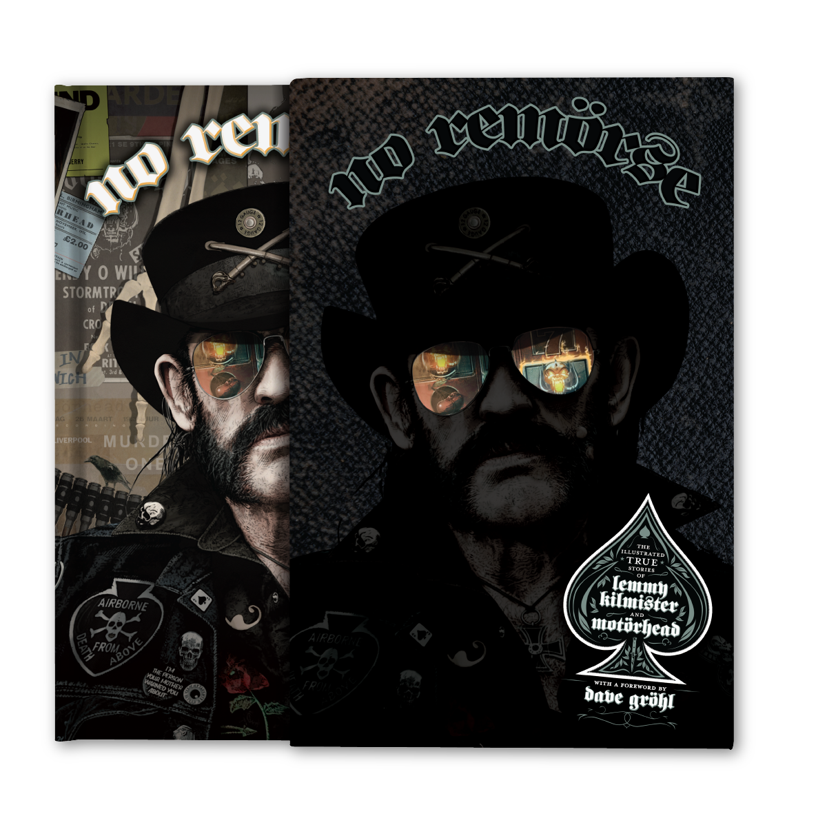Motörhead "No Remorse: The Illustrated True Stories of Lemmy Kilmister & Motörhead" Deluxe + Vinyl 2xLP Edition - Mainstay Entertainment