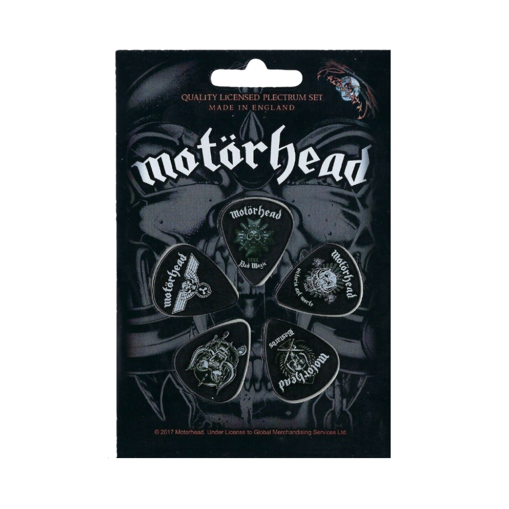 Motörhead "Set of 5" Licensed Guitar Picks - Mainstay Entertainment