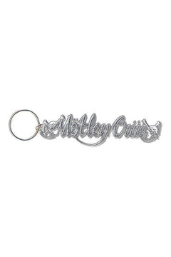 Motley Crue - Skull Logo Metal Keychain Keyring