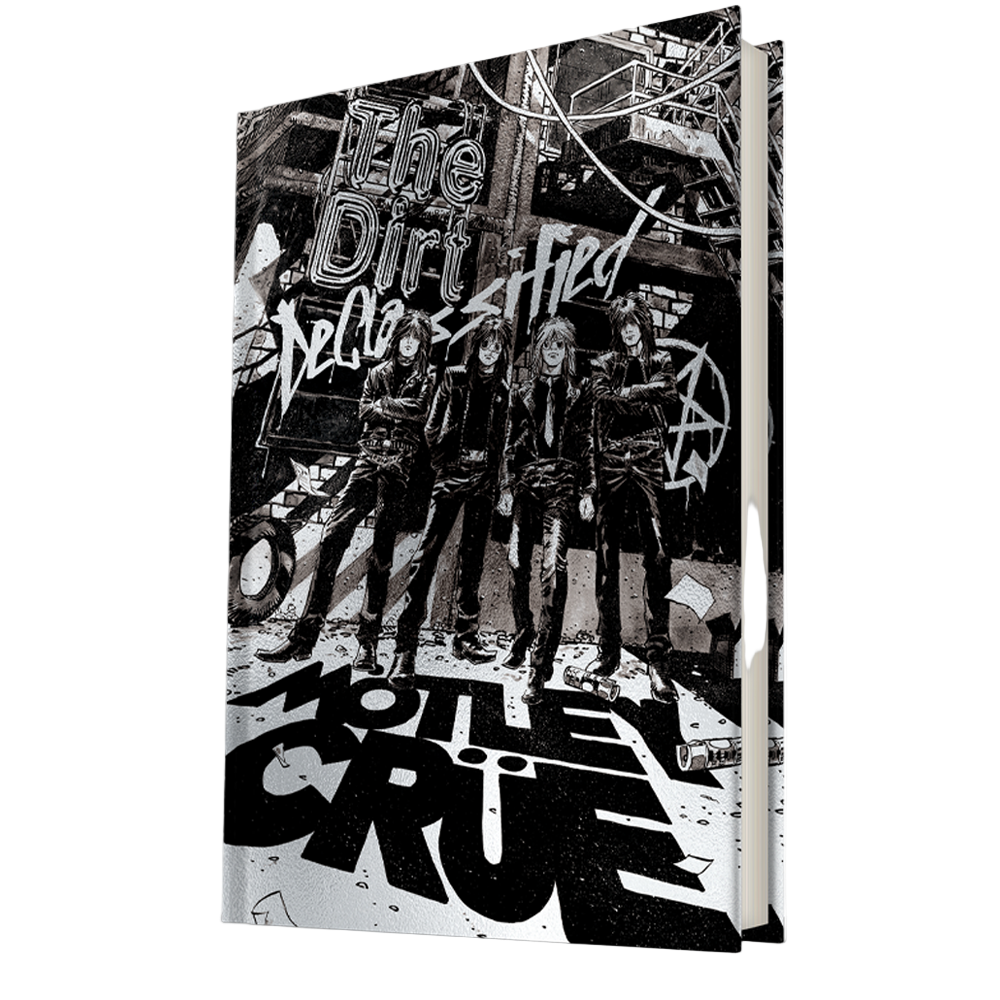 Mötley Crüe "The Dirt: Declassified" Deluxe Hard Cover Book