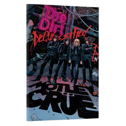 Mötley Crüe "The Dirt: Declassified" Hard Cover Book