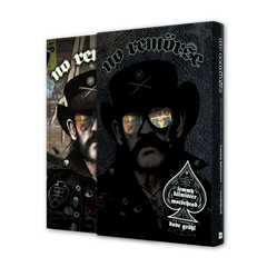 Motörhead "No Remorse: The Illustrated True Stories of Lemmy Kilmister & Motörhead" Deluxe Edition Hard Cover Book
