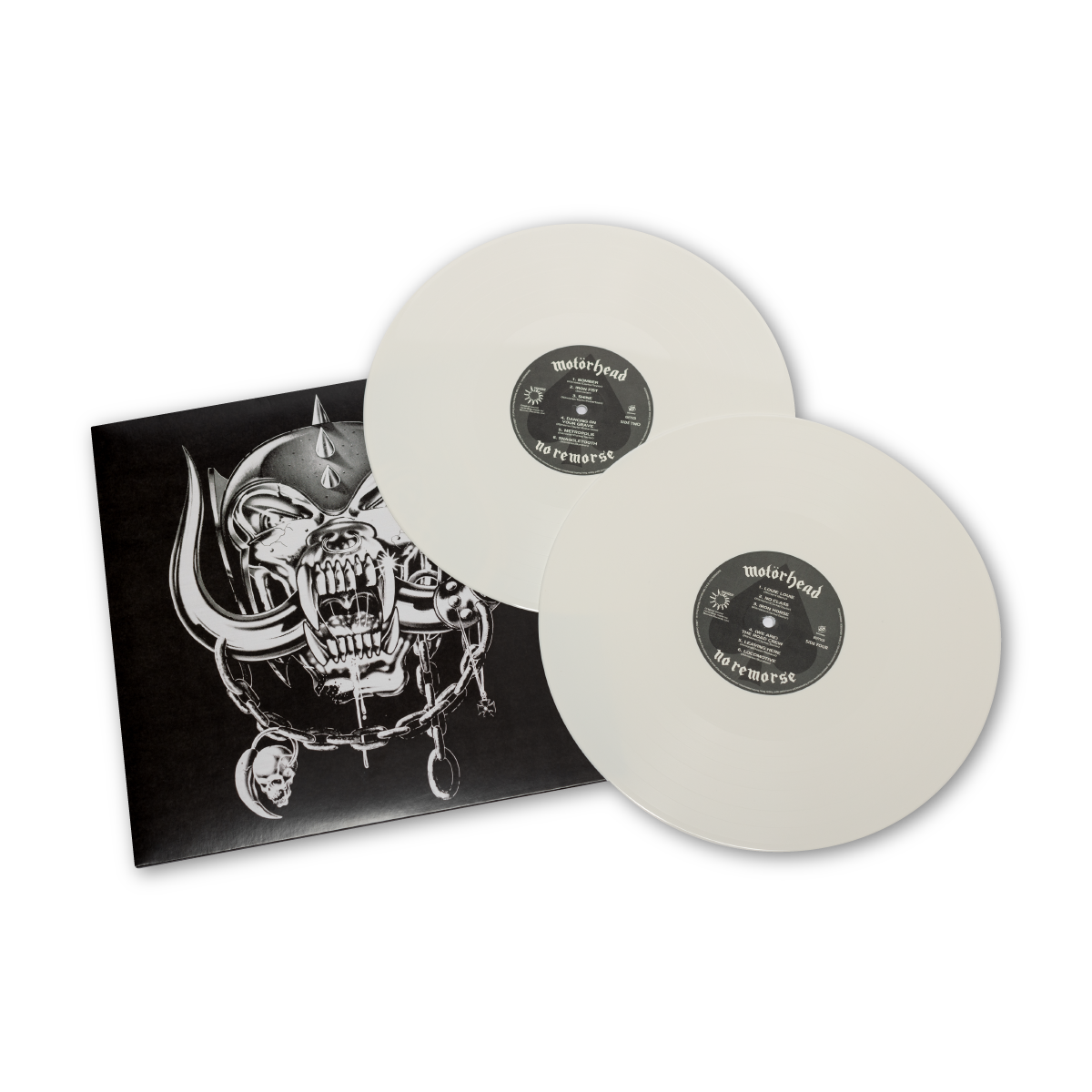 Motörhead "No Remorse" Limited Edition White 2xLP Vinyl