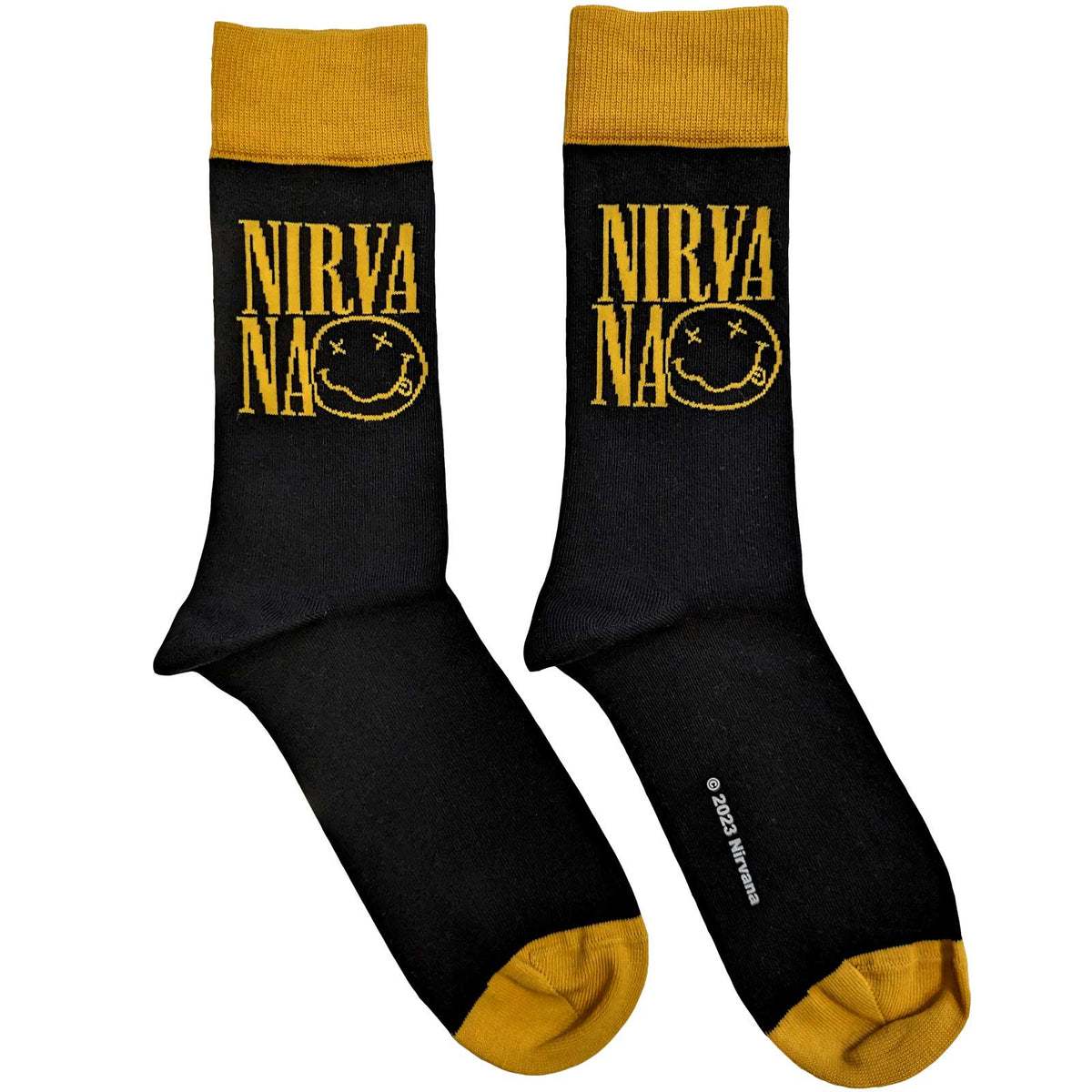 Nirvana - Logo Stacked Unisex Ankle Socks Rock Movie Heroes