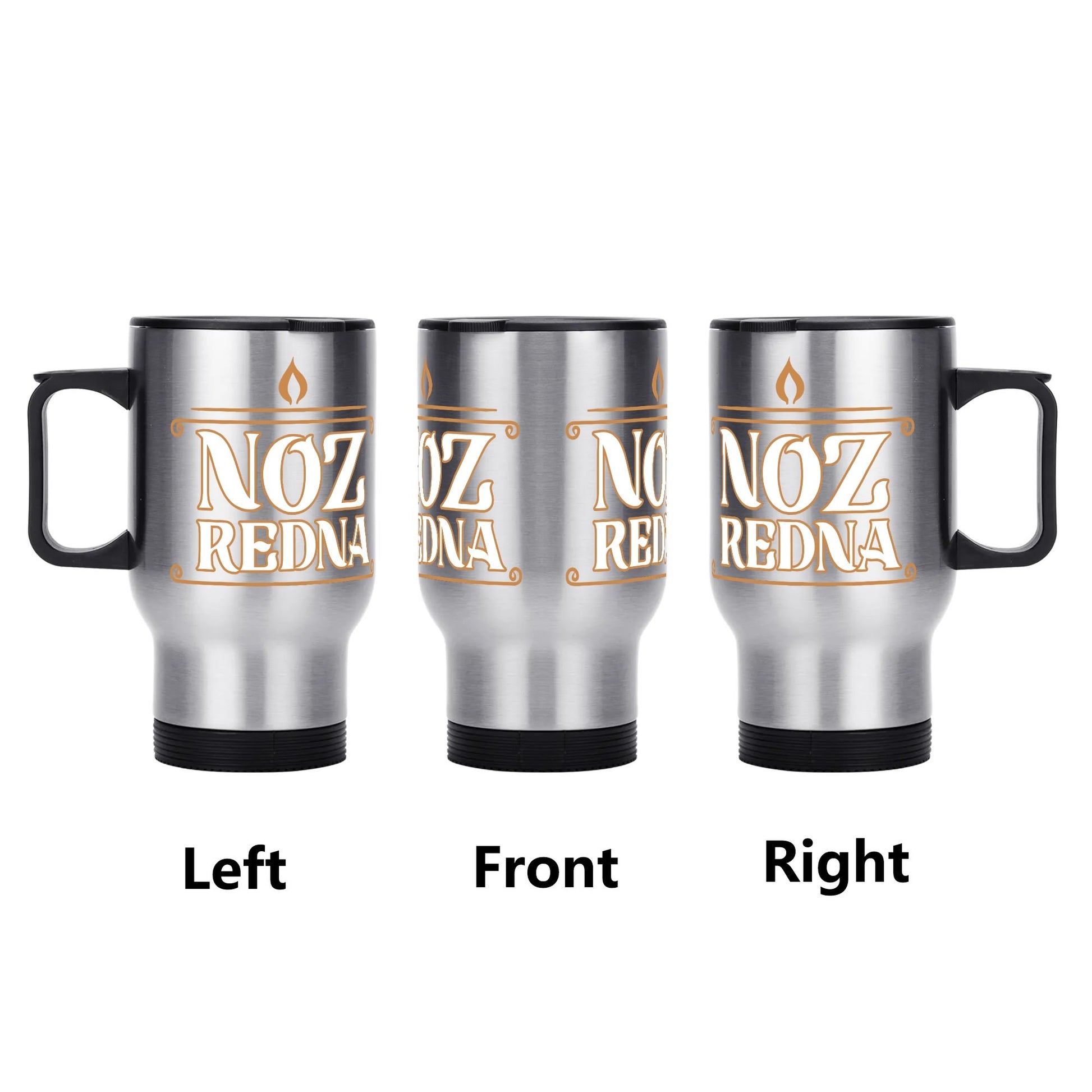 Noz Redna "Candle Logo" 14 oz. Travel Mug - Mainstay Entertainment