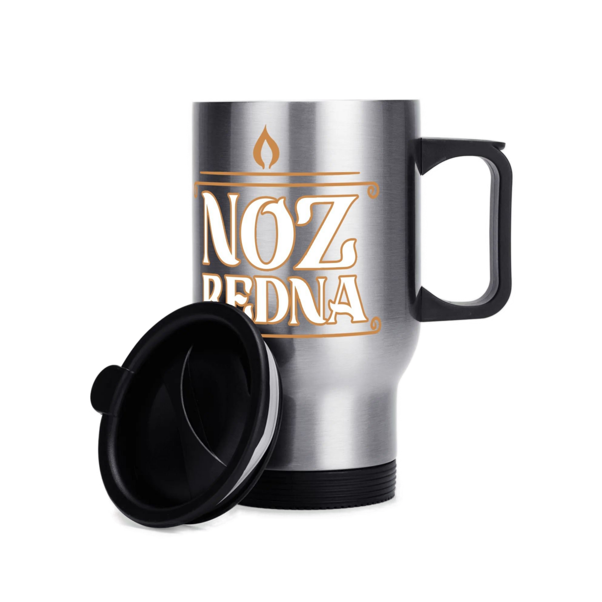 Noz Redna "Candle Logo" 14 oz. Travel Mug - Mainstay Entertainment