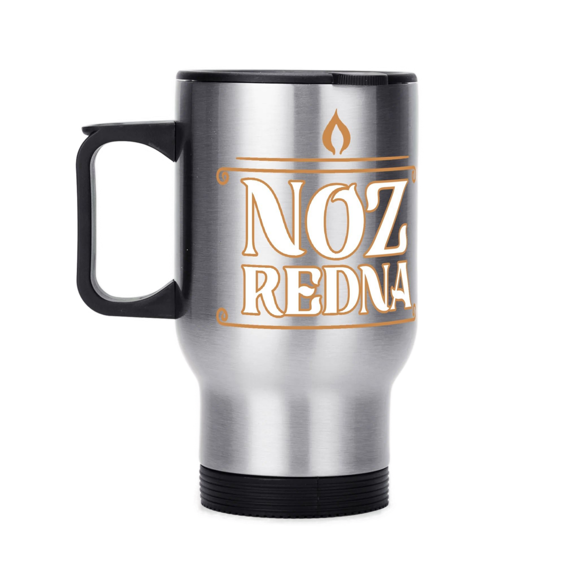 Noz Redna "Candle Logo" 14 oz. Travel Mug - Mainstay Entertainment