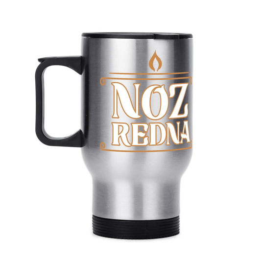 Noz Redna "Candle Logo" 14 oz. Travel Mug - Mainstay Entertainment