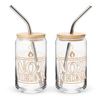 Noz Redna "Candle Logo" Can-Shaped Glass - Mainstay Entertainment