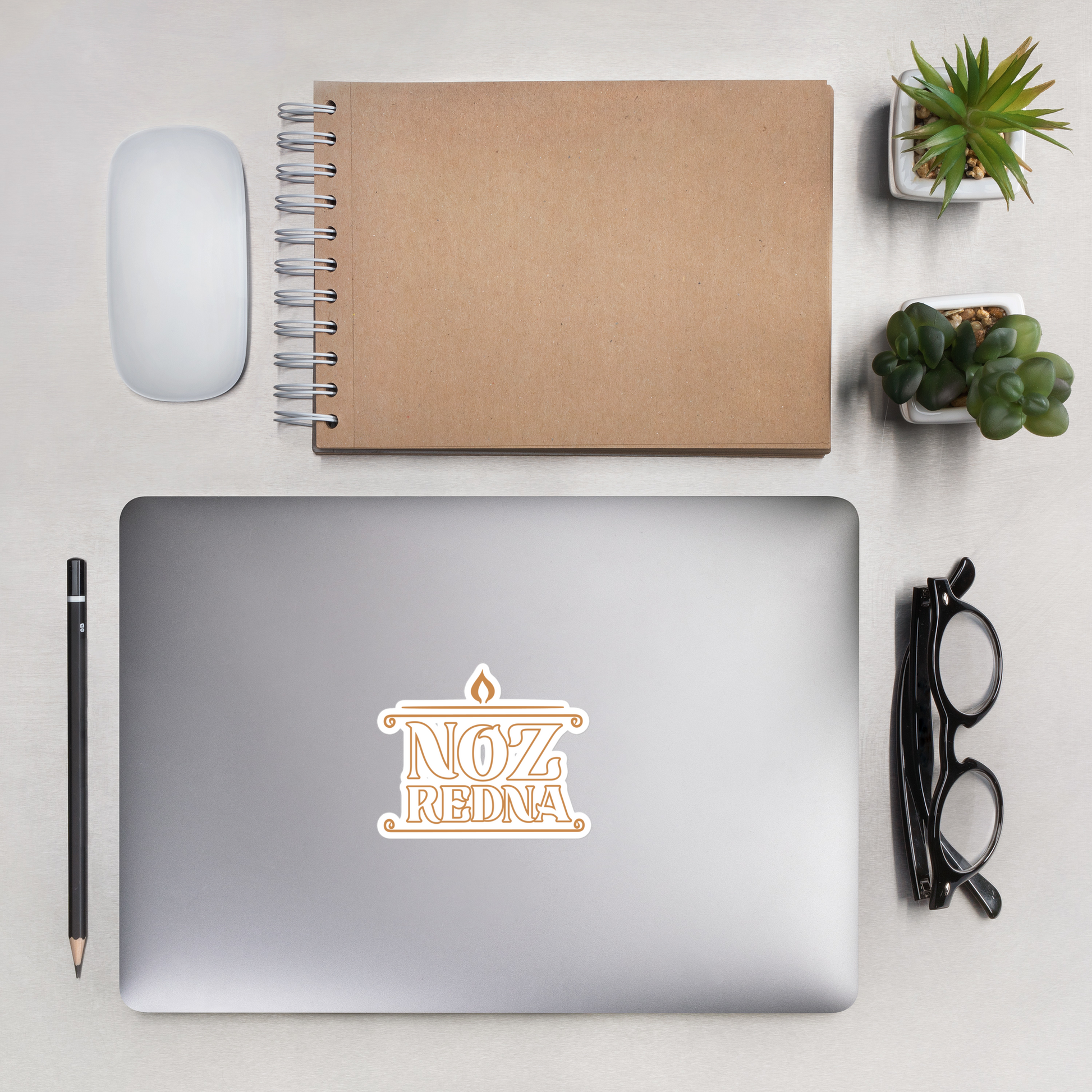 Noz Redna "Candle Logo" Die-Cut Sticker - Mainstay Entertainment