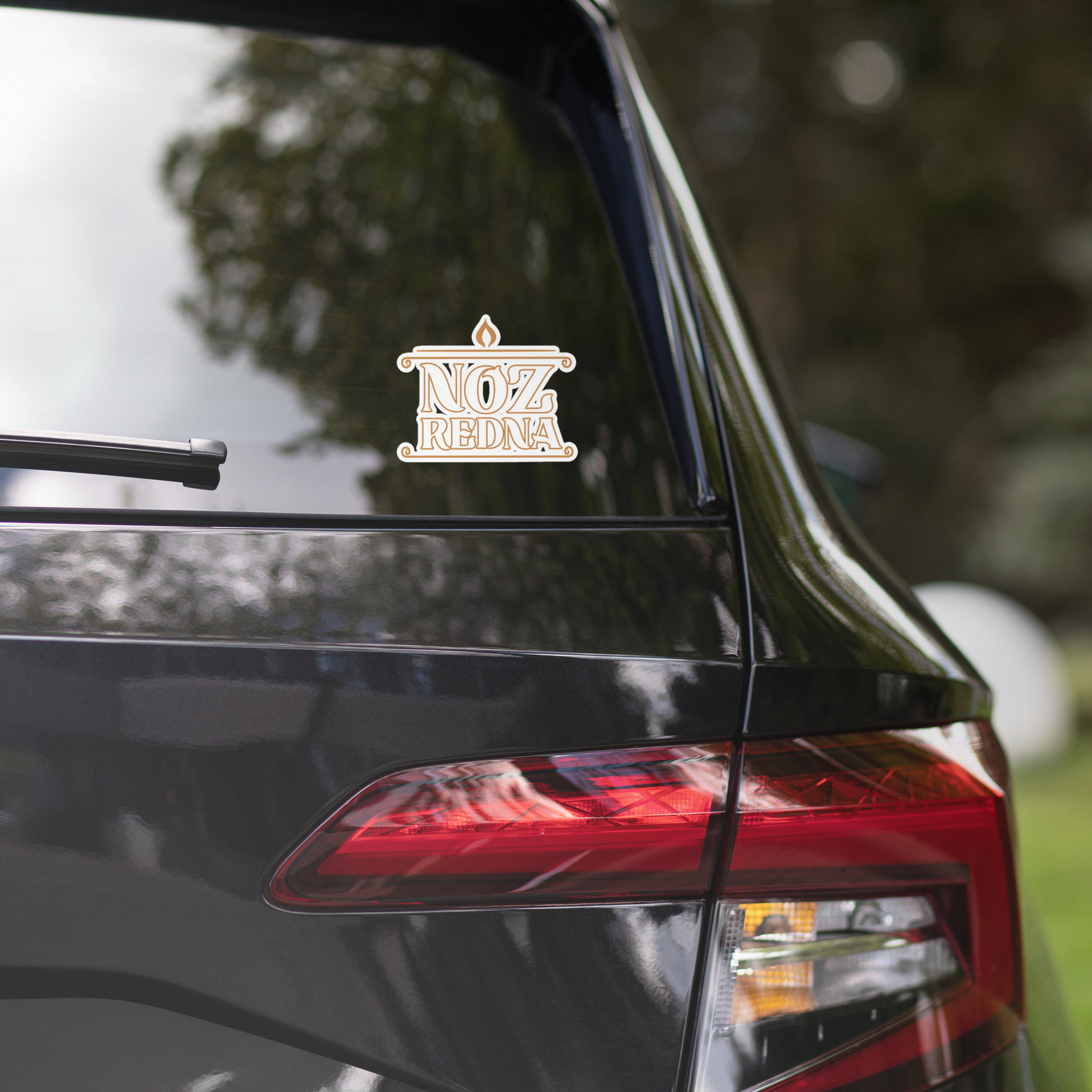 Noz Redna "Candle Logo" Die-Cut Sticker - Mainstay Entertainment