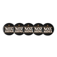 Noz Redna "Candle Logo" Set of (5) Buttons - Mainstay Entertainment