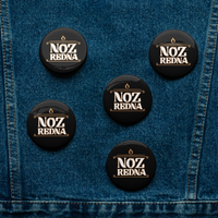 Noz Redna "Candle Logo" Set of (5) Buttons - Mainstay Entertainment