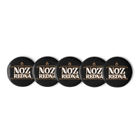 Noz Redna "Candle Logo" Set of (5) Buttons - Mainstay Entertainment
