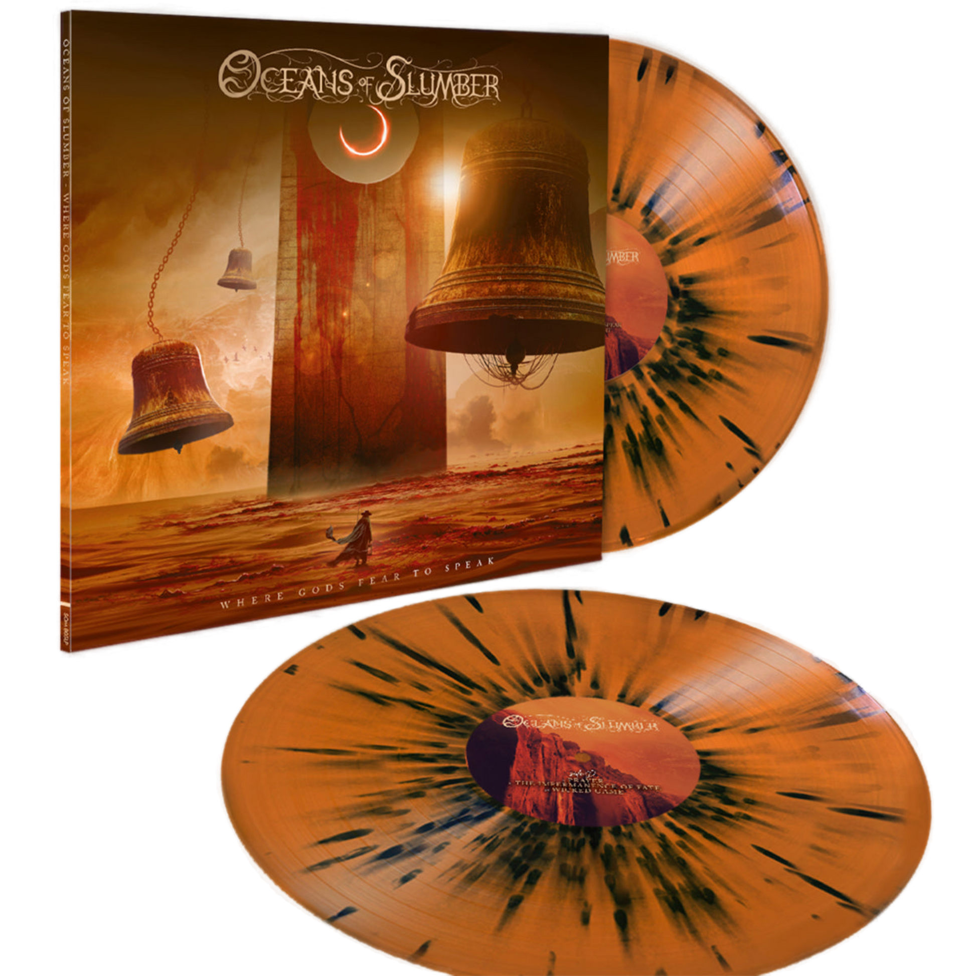 Oceans of Slumber "Where Gods Fear to Speak" Orange/Blue Vinyl - Mainstay Entertainment