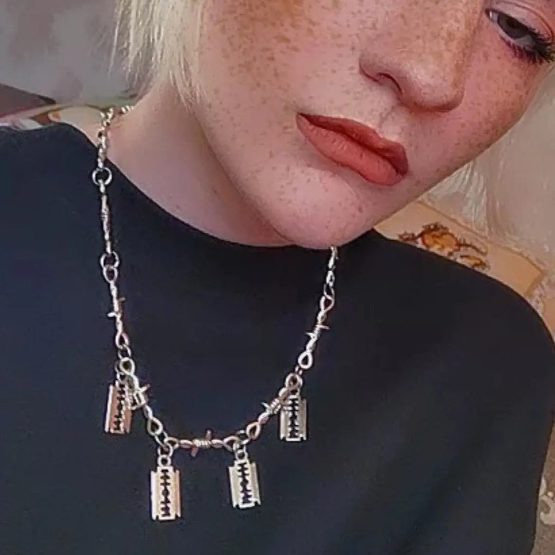 Octavius Blades Necklace Morbid Rags